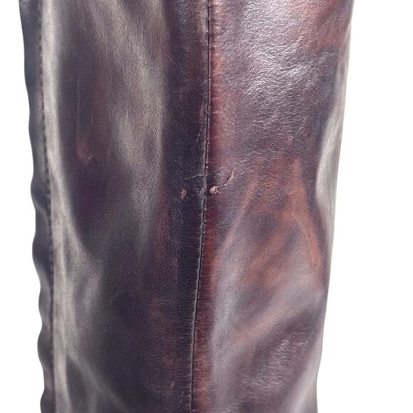 KOBRA Women's Leather Western Boots Size 39 (8.5–9) Brown Made in Italy EUC - Picture 7 of 16